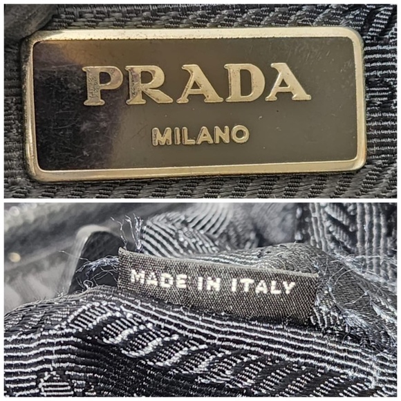 Authentic PRADA Tessuto Nylon Shopper Tote Black - Picture 8 of 13